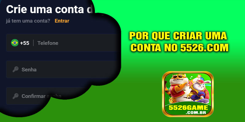 Por que Criar uma Conta